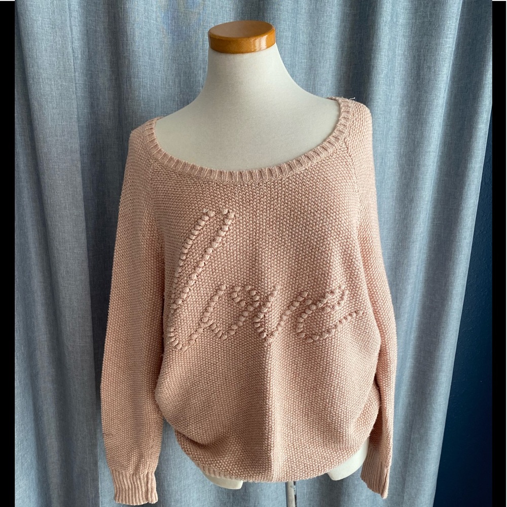 Torrid pink love sweater